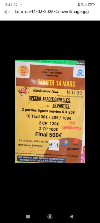Loto du 14 Mars