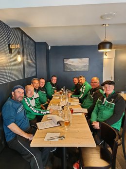 Les verts au restaurant