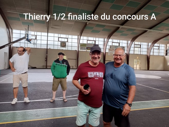 A gauche Thierry et à droite Francis le Président