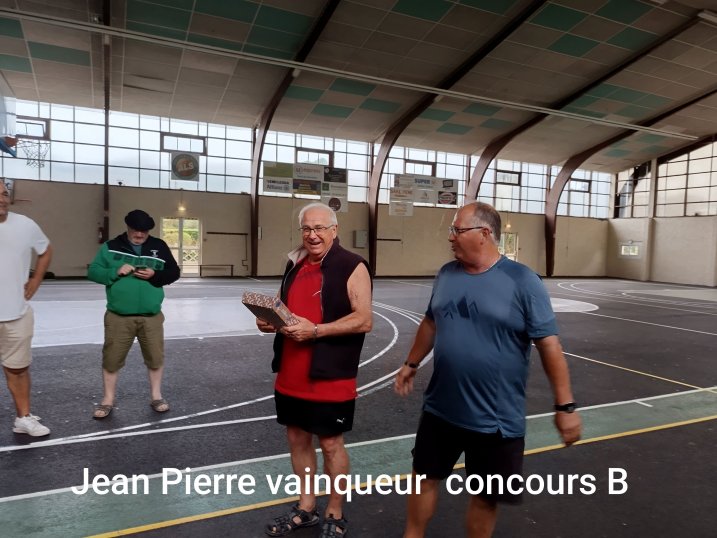 JPP vainqueur du concours B
