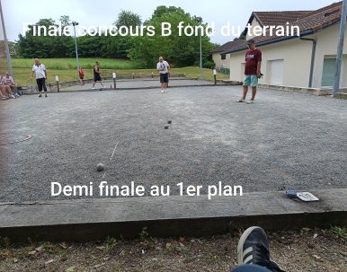 Phases finales des 2 concours