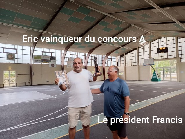 Vainqueur du concours A