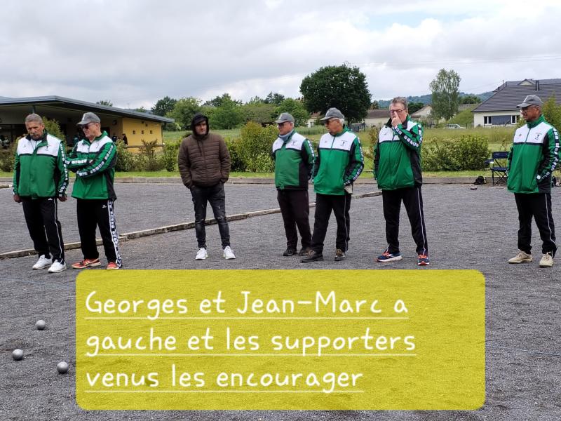 Georges et Jean Marc et Supporters